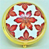 Custom ashtray | pocket ashtray | Cloisonne round shaped portable ashtray