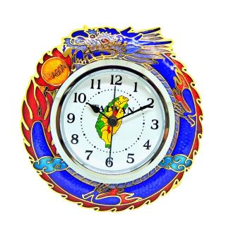 desk clock | alarm clock | cloisonne dragon desk clock