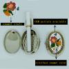 custom ashtray | pocket ashtray | cloisonne oval shaped portable ashtray