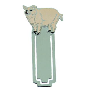 metal bookmarks | custom metal bookmark | Cloisonne animal bookmark (rectangle clip) 